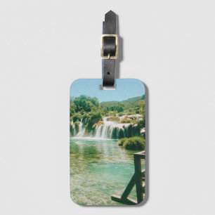 Étiquette À Bagage Cascades de Krka - Parc national de Krka - Croatie