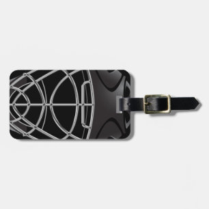 Étiquette À Bagage Casque de gardien de but d'hockey