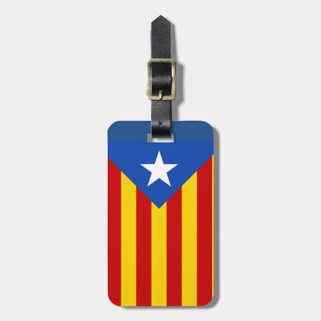 Étiquette À Bagage Catalogne ait suitcase Identification worldwide (Devant Vertical)