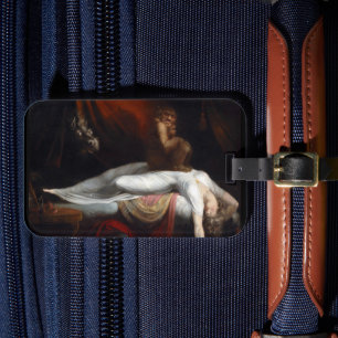 Étiquette À Bagage Cauchemar par Henry Fuseli Gothic Macabre Dark Art