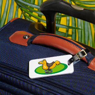 Étiquette À Bagage Cavalier à ressort de cour de récréation