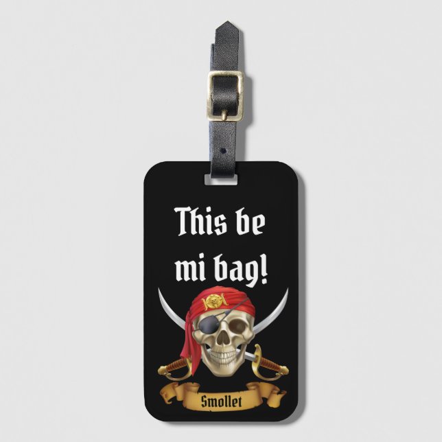 Étiquette À Bagage Ce soit mon sac ! Balise Personnaliser le bagage (Devant Vertical)