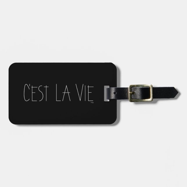 Étiquette À Bagage C'est La Vie - C'est la Vie (Devant horizontal)