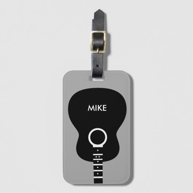 Étiquette À Bagage c'est ma guitare. (Devant Vertical)