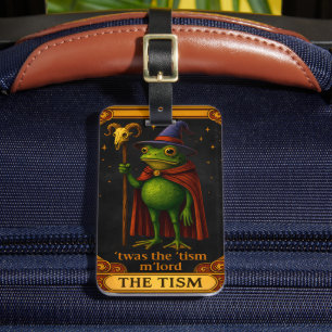 Étiquette À Bagage C'était Le 'Tisme M'Lord Grenouille Mème Sensibili