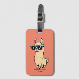 Étiquette À Bagage Cette Llama Drama est vraiment une pose bizarre da
