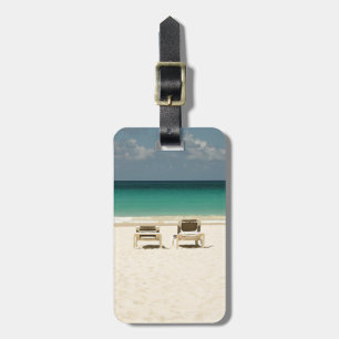 Étiquette À Bagage Chaises de plage de la République Dominicaine