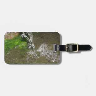 Étiquette À Bagage Chaleureux Cascade Bouillonnant Eau sur mesure