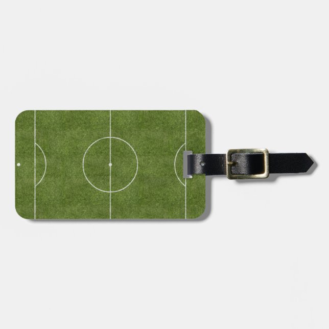 Étiquette À Bagage Champ de football (Devant horizontal)