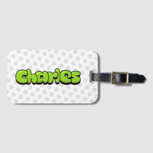 Étiquette À Bagage Charles