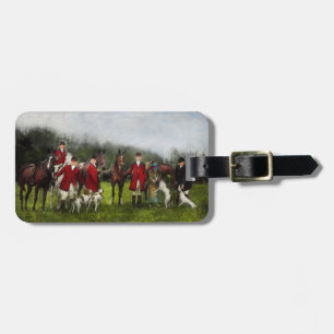 Étiquette À Bagage Chasseur - La chasse au renard - Tally-ho 1924