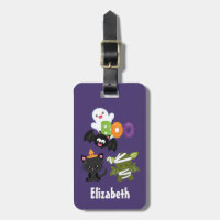 Chat de Cute Halloween, bat, mummy et ghost