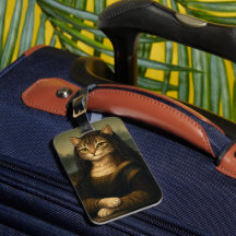 Chat Mona Lisa Parodie d'Art de la Renaissance