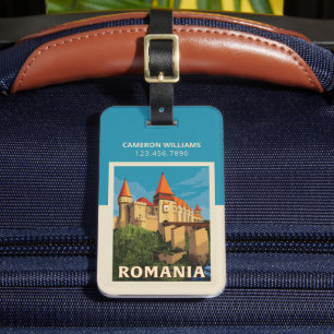 Étiquette À Bagage Château de Peles Roumanie