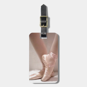 Étiquette À Bagage Chaussures en ballet rose