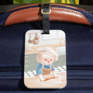 Étiquette À Bagage Chef cuisinier Cuisson dans la cuisine