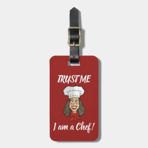 Étiquette À Bagage Chef femme