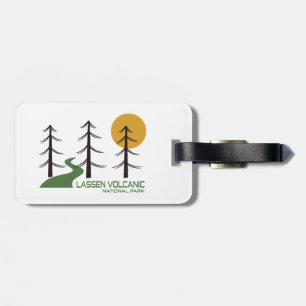 Étiquette À Bagage Chemin du parc national volcanique de Lassen