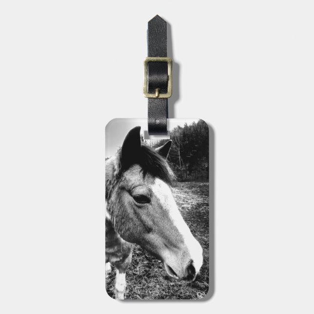 Étiquette À Bagage Cheval (Devant Vertical)