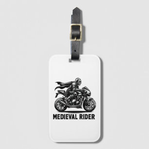 Étiquette À Bagage chevalier médiéval