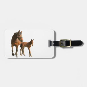 Étiquette À Bagage Chevaux