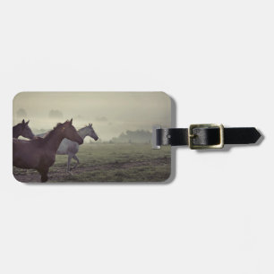 Étiquette À Bagage Chevaux sauvages
