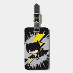 Étiquette À Bagage Chibi Batman Lightning Kick