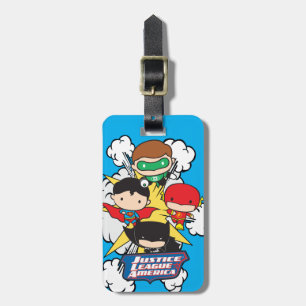Étiquette À Bagage Chibi Justice League of America Explosion
