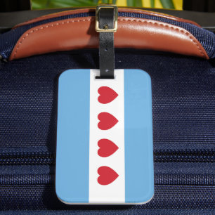 Étiquette À Bagage Chicago Love Balise de bagage