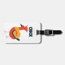 Étiquette À Bagage Chick élégant