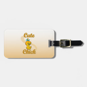 Étiquette À Bagage Chick mignon