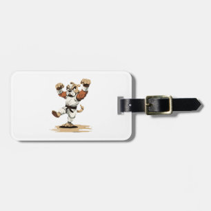 Étiquette À Bagage Chien connaît Karate