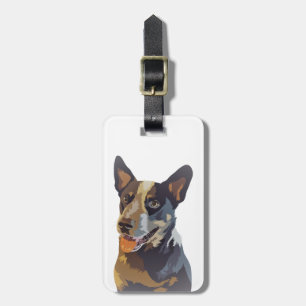 Étiquette À Bagage Chien de bétail australien  