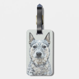 Étiquette À Bagage Chien de bétail australien - Cute Original Dog Art