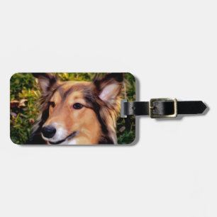 Étiquette À Bagage Chien de délivrance