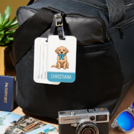Étiquette À Bagage Chien De Jour Pi Avec Symbole Pi | Joyeuse Journée