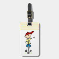 Chiffre masculin golfeur de bâton