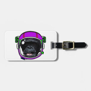 Étiquette À Bagage Chimp. spatial
