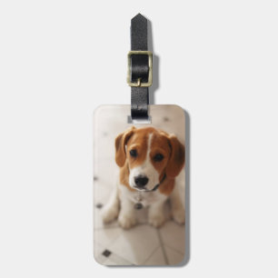 Étiquette À Bagage Chiot 2 de beagle