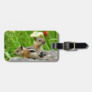 Étiquette À Bagage Chipmunks