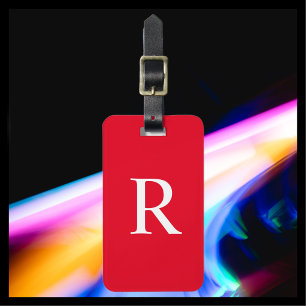 Étiquette À Bagage CHOISISSEZ VOTRE COULEUR ou votre sac Monogramme r