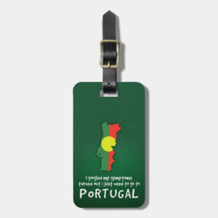 Étiquette À Bagage Citation Drôle J'Ai Googlé Mes Symptômes Portugal