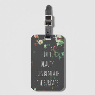 Étiquette À Bagage Citation inspirée de récif coralien