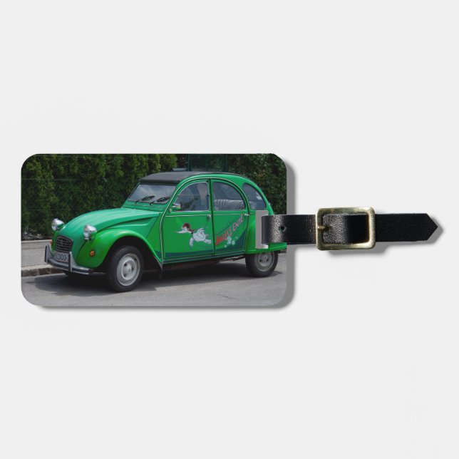Étiquette À Bagage Citroen 2 CV Sauss Ente (Devant horizontal)