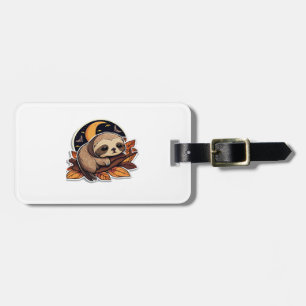 Étiquette À Bagage citrouille paresse Halloween style 2 Classic T-