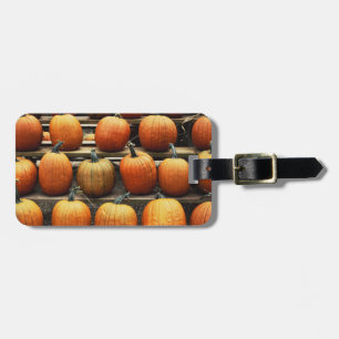 Étiquette À Bagage Citrouilles d'automne
