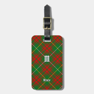 Étiquette À Bagage Clan Bruce Hunting Tartan