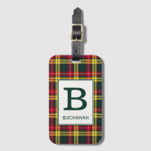 Clan Buchanan Tartan Monogrammé