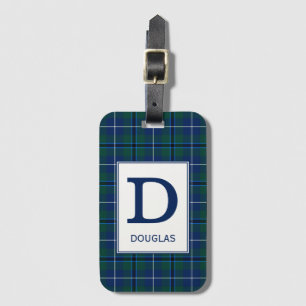 Étiquette À Bagage Clan Douglas Tartan Monogrammed
