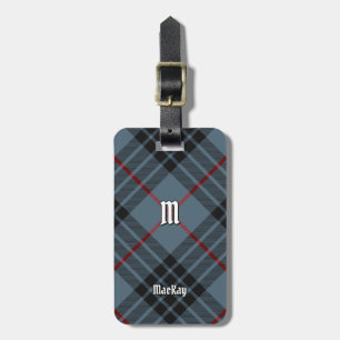 Étiquette À Bagage Clan MacKay Blue Tartan